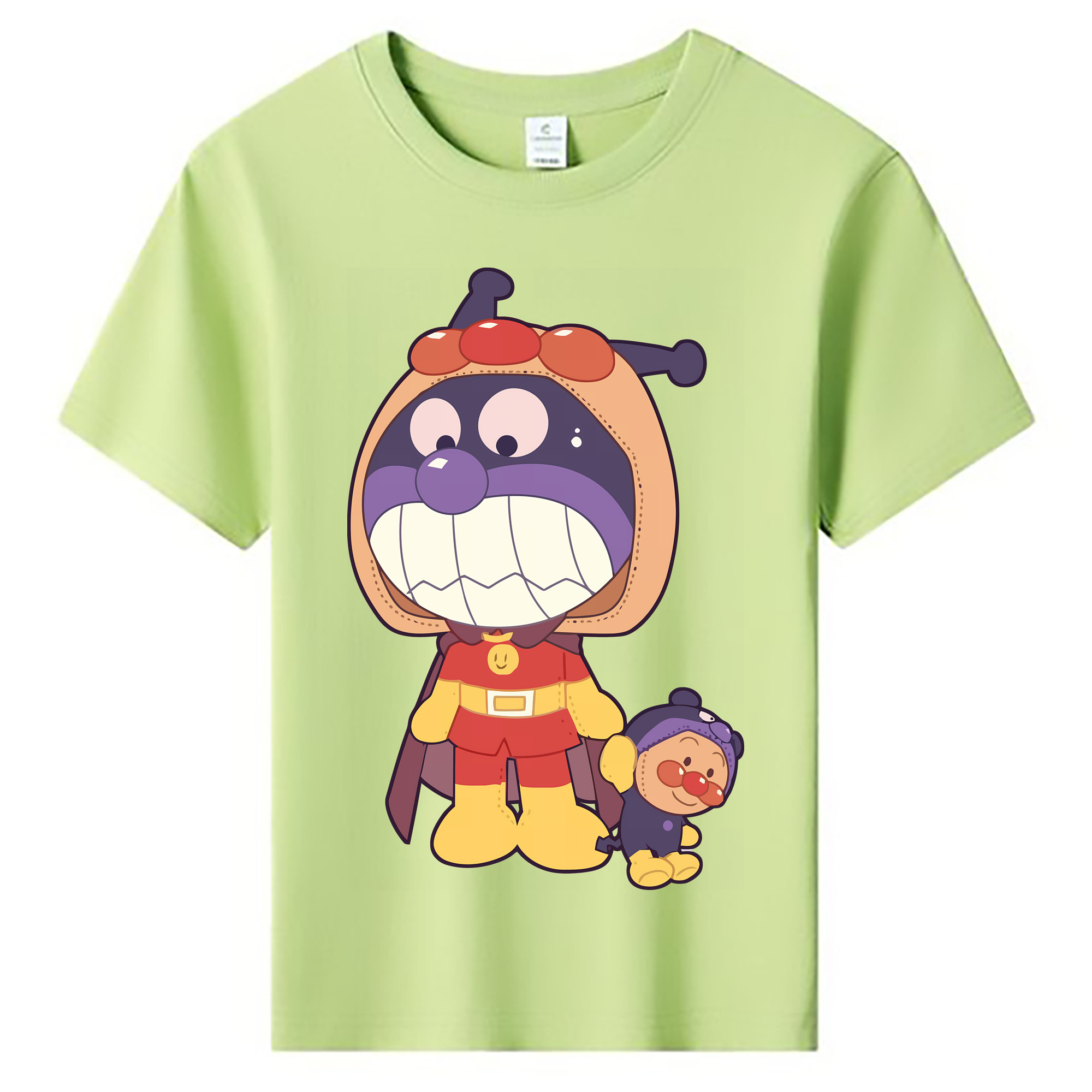（画像用） アンパンマン Anpanman 綿100％キッズTシャツ（フロントプリント）